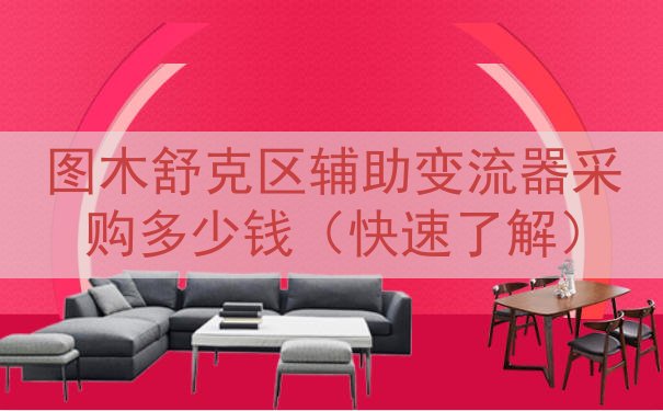 图木舒克区辅助变流器采购多少钱（快速了解）